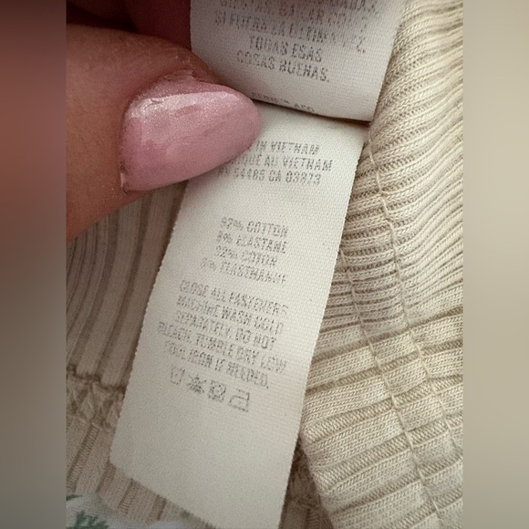 Aerie road trip thermal Henley size large bone beige color - Picture 3 of 8